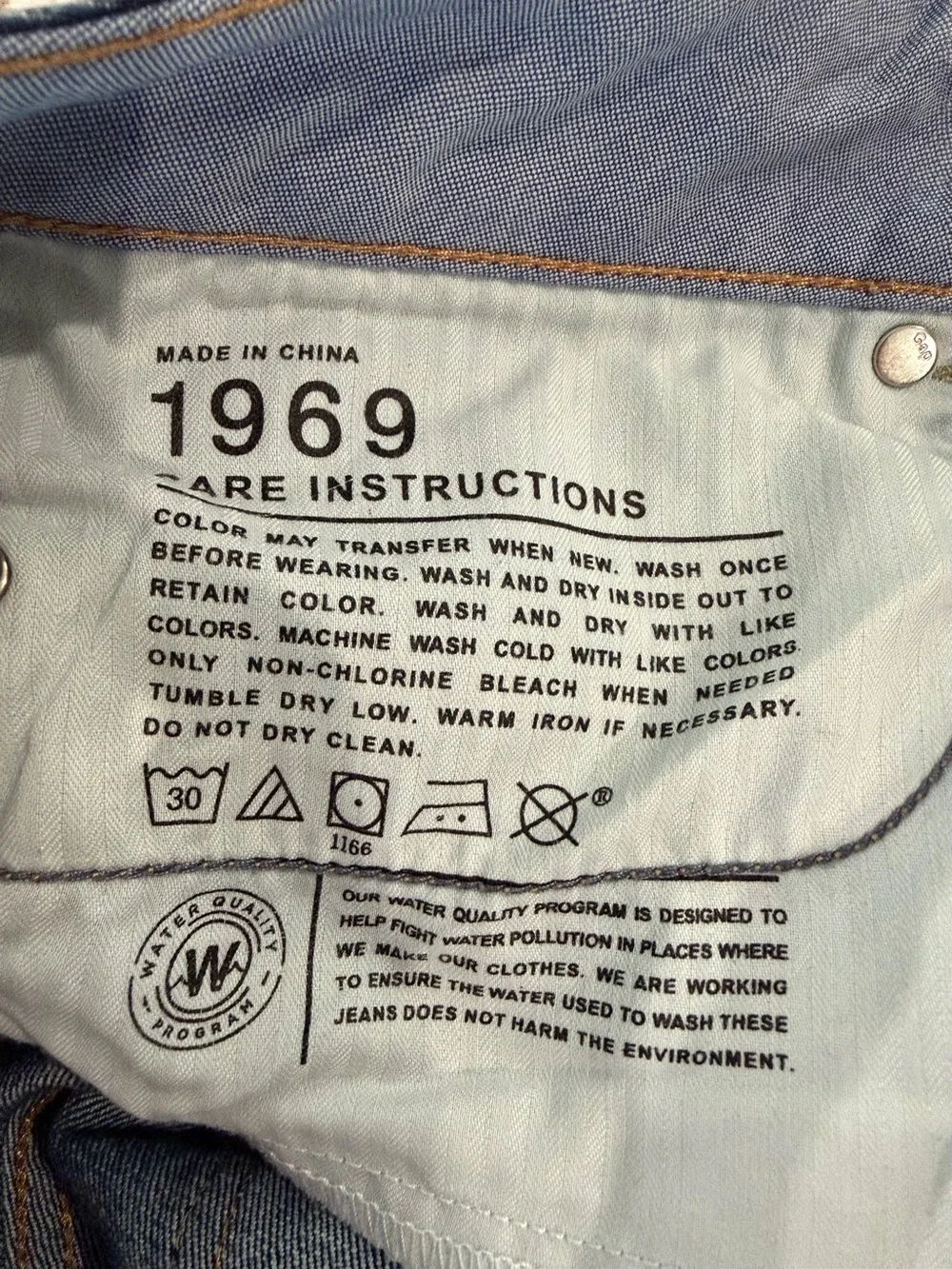Gap 1969 Perfect Boot Bootcut Jeans Size 8 - Picture 9 of 10